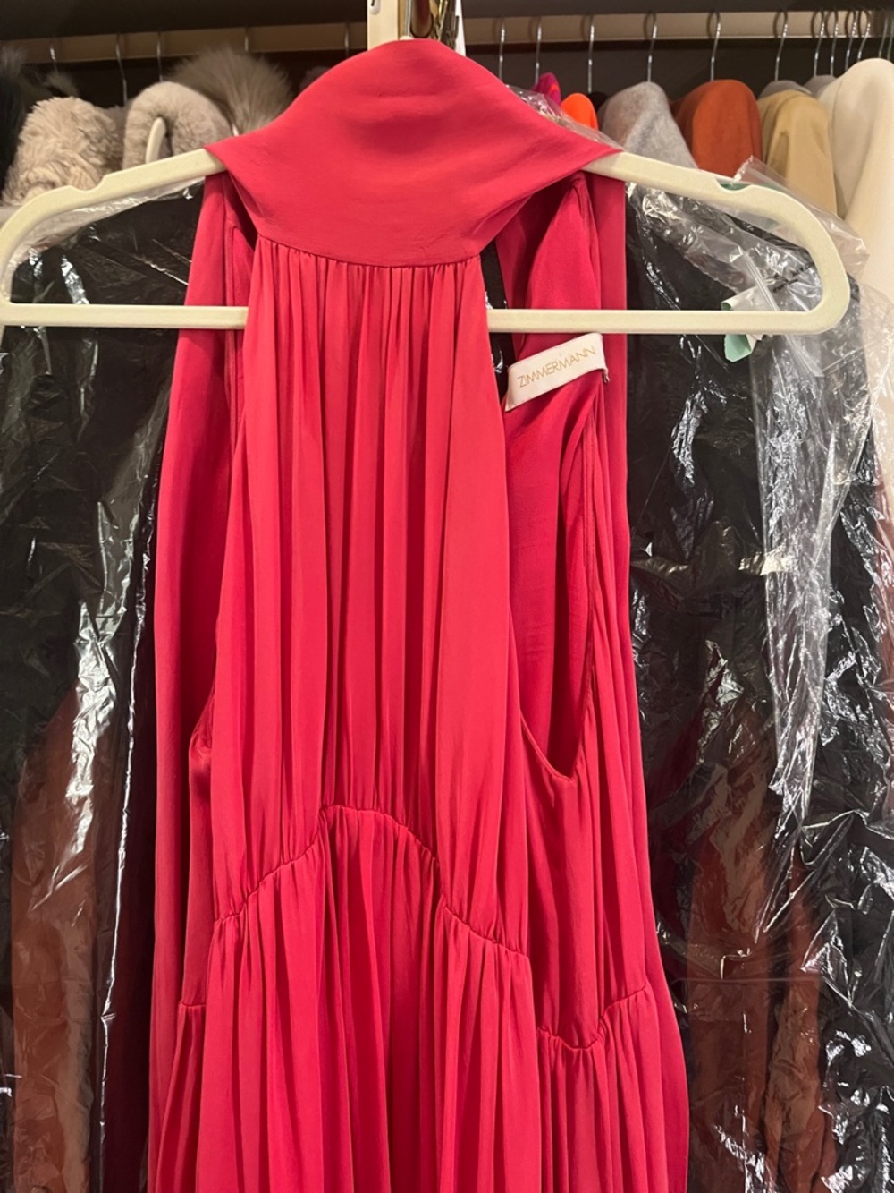 Zimmermann Hot Pink Maxi Dress - Picture 2 of 5